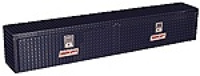 Weather Guard Hi-Side Toolbox - Aluminum - Black - Model 372-5